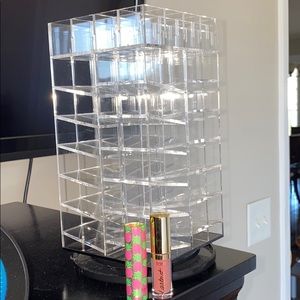 Lipstick rotating tower💋 with 3 Tarte lipsticks💄